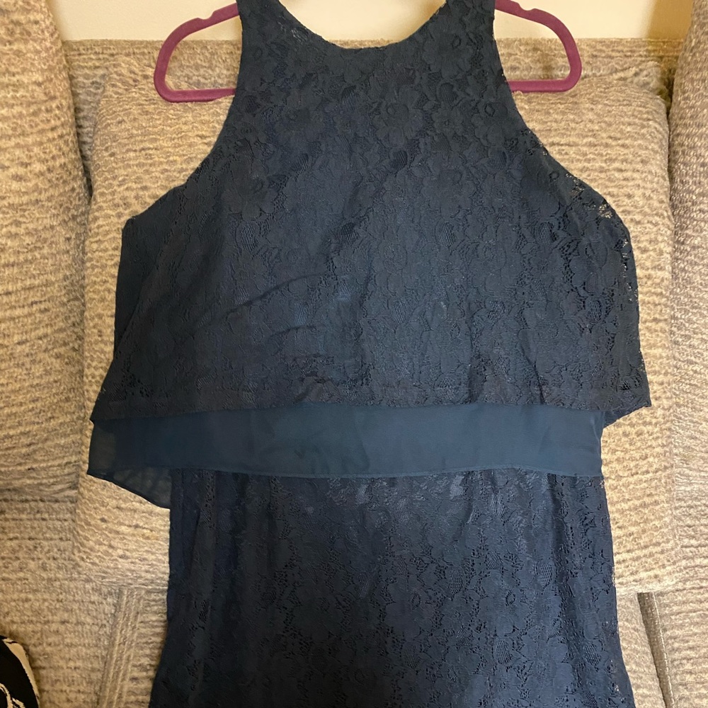 Betsy Johnson Navy lace dress